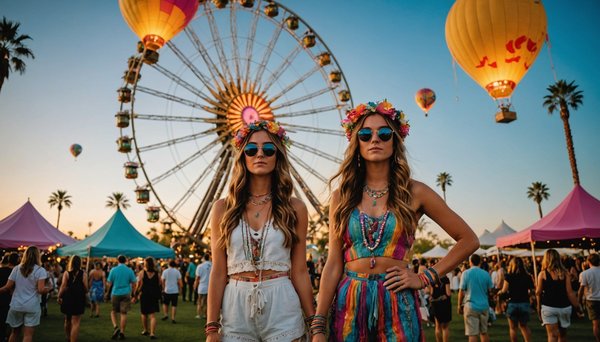 Élevez vos événements avec une deco coachella colorée